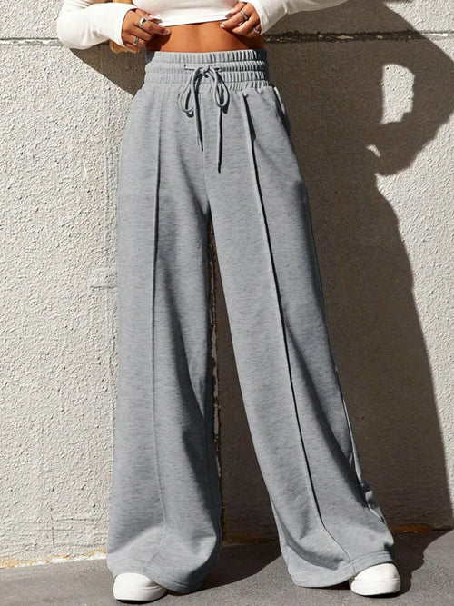 Casual and Chic City Walk Wide Leg Sweatpants