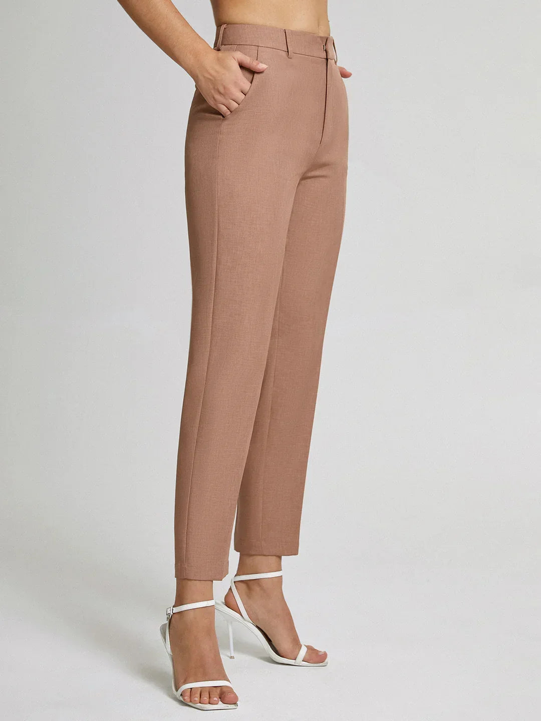 Elegant Ankle-Length Tailored Pants