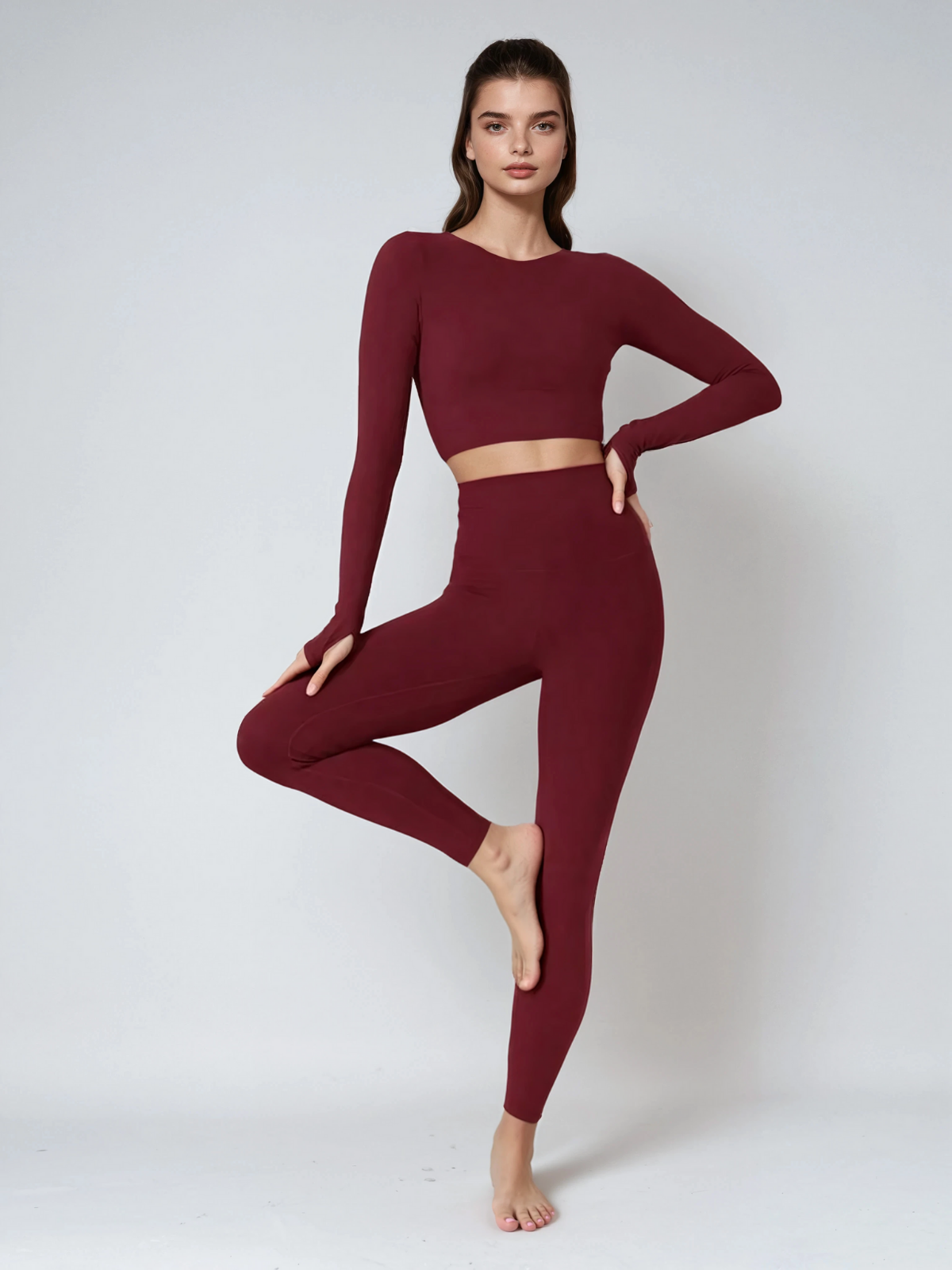 Ultra High Rise Leggings With 4 Way Stretch Non See Through Buttery Soft Tactel Fibre Pocket